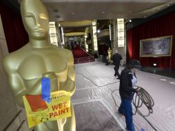 En la víspera de la ceremonia, se ha pronosticado la entrada de un frente lluvioso. EFE /