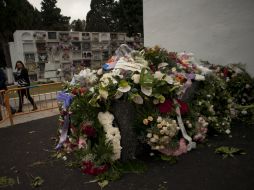 Vista de la tumba de Paco de Lucía en el cementerio viejo de Algeciras. AFP /