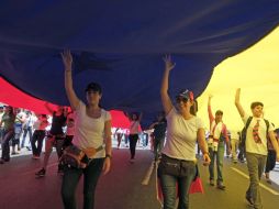 La marchas tendrán ''carácter contestatario, pero pacífico'', asegura Juan Requesens, líder estudiantil. AFP /
