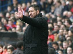 Simeone asegura que sus jugadores generaron más oportunidades que su rival. EFE /