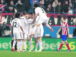 Cristiano Ronaldo. El goleador portugués cerró la cuenta merengue en este partido. EFE /