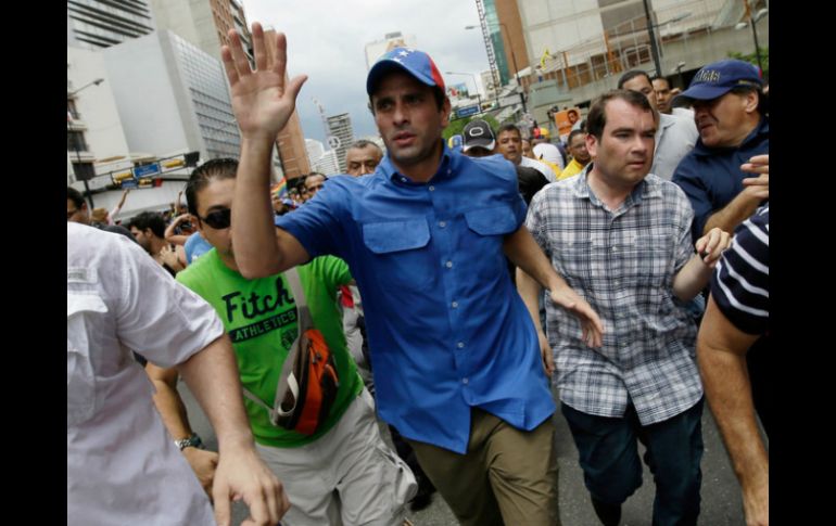 Capriles considera que el gobierno no muestra una voluntad clara de fomentar la paz. ARCHIVO /