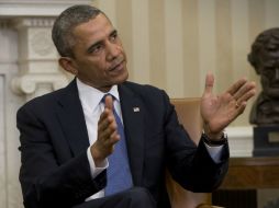 Barack Obama exhorta al Congreso a que trabaje en un paquete de ayuda a Ucrania. AP /