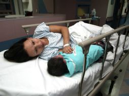 Carlota del Carmen Chablé y su bebé se encuentran en buen estado de salud. ARCHIVO /