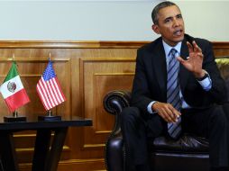 El presidente de EU, planea realizar inversiones en materia de equipo y entrenamiento para combatir el crimen organizado en México. ARCHIVO /