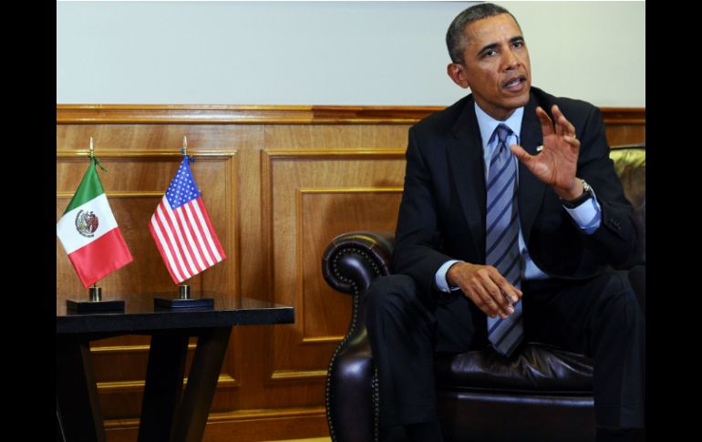 El presidente de EU, planea realizar inversiones en materia de equipo y entrenamiento para combatir el crimen organizado en México. ARCHIVO /