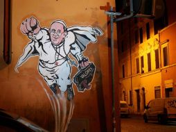 ''Pintar al Papa como si fuese una especie de Súperman, una especie de estrella, me resulta ofensivo'', señala Francisco. ARCHIVO /