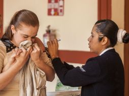 Buscan duplicar la aplicación de dosis de vacunación contra la influenza. ARCHIVO /