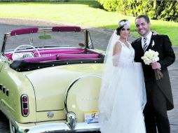 Los novios. Isabel y Vicente disfrutan de su luna de miel por Sudamérica.  /