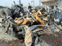 La agencia oficial Sana indica que un 'atentado terrorista' en la calle principal del barrio 'causó mártires, heridos y daños'. AFP /