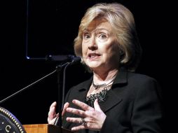 Un 25% de estadunidenses registrados para votar dicen que ''definitivamente'' votarían por Clinton; 41% lo consideraría. AP /