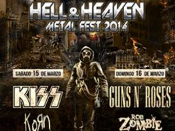 El concierto tendría las participaciones de Kiss, Korn y Guns N' Roses. ESPECIAL /