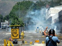 Este jueves, 'las calles aledañas a la embajada amanecieron bloqueadas', comentó la  vicecanciller. NTX /