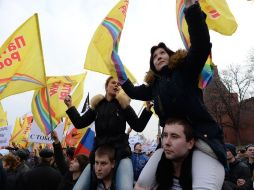 El Parlamento de la región autónoma de Crimea pidió el jueves a Vladimir Putin la unión con Rusia.  /