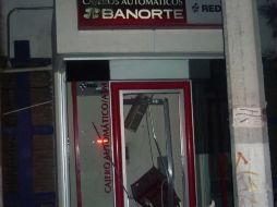 El cajero se encontraba instalado afuera de una empresa, ubicada en el cruce de Periférico y prolongación Juárez.  /