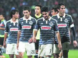 Esfuerzo en vano. El equipo corrió y sudó la camiseta, pero no surtió ningún efecto práctico en el resultado. MEXSPORT /