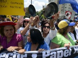 Los manifestantes pretendían llegar hasta el Ministerio de Alimentación. AFP /