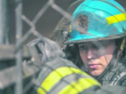 Mujer bombero. Rebeca Nohemí Aimeri Granados, 28 años.  /