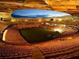 El coliseo con capacidad para 44 mil espectadores será la sede de cuatro partidos del Mundial en junio. Foto: @officialiriney ESPECIAL /