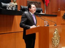 Delgado Carrillo dijo que la iniciativa que propone en la Cámara Alta es parte de una estrategia distinta al  prohibicionismo. ESPECIAL /