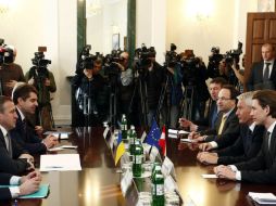 'Parecía que estuviera intentando justificar una posible anexión rusa de Crimea' comentó una fuente diplomática. EFE /