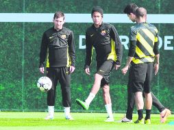 Hora de despertar. La dupla de Messi y Neymar aún no termina por cuajar y lo ha resentido el Barcelona. AP /
