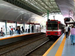 La Línea 3 del Tren Ligero está proyectada para ir en diagonal Zapopan-Guadalajara-Tlaquepaque. ARCHIVO /