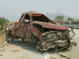 Los vehículos chocaron de frente. ARCHIVO /