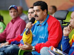Nicolás Maduro pide a la dirigencia opositora a pronunciarse contundentemente en rechazo a la violencia. AFP /
