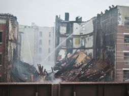 La cónsul general de México en Nueva York, confirmó la muerte de dos mexicanas en el derrumbe. AP /