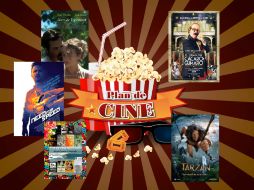 Cuatro películas compiten por el público en taquilla. ESPECIAL /