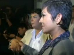 Alejandra Banderas y Claudia López contrajeron matrimonio tras un amparo de un juez federal. ESPECIAL /