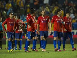 Cruz Azul perdió su paso invicto y casi perfecto en la campaña de Liga MX al caer 0-3 ante Tigres. MEXSPORT /