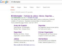 Aunque los cambios son sutiles ya se pueden observar al buscar cualquier tópico en Google. ESPECIAL /