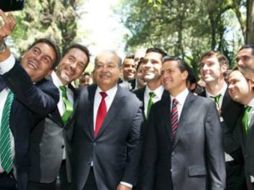 El Presidente Peña Nieto colocó la imagen en su cuenta de Facebook. ESPECIAL /