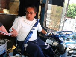 El señor Pedro del Toro habló sobre la situación general de los choferes de su ruta.  /