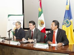 El gobernador acudió este viernes al Club de Industriales de la Ciudad de México. ESPECIAL /