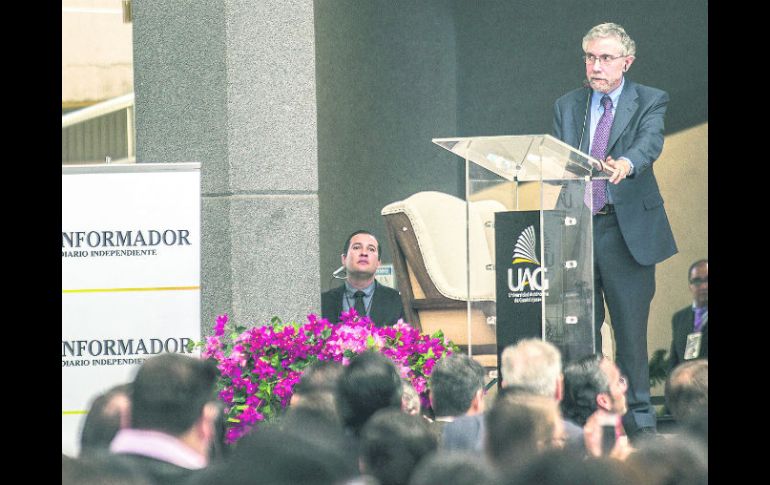 Paul Krugman destacó la importancia de México frente al ''pobre desempeño'' que han mostrado los países desarrollados.  /