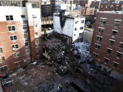 El derrumbe de los edificios hasta el momento ha dejado ocho muertos, de los cuales tres son mexicanos, y 70 heridos. ARCHIVO /