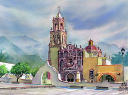 QUIETUD. Santiago de Jalpan, una de las joyas coloniales de Querétaro.  /