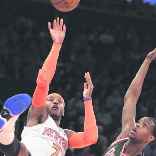 Carmelo Anthony eleva a Nueva York