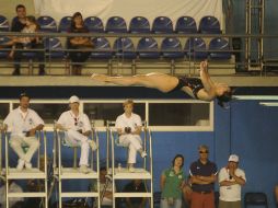 Laura Sánchez buscaba su segunda medalla, después del bronce que ganó en sincronizados al aldo de Arantxa Chávez. ARCHIVO /