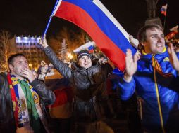 97% de los electores de Crimea votaron a favor de la adhesión a Rusia. AP /