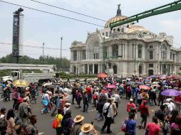 Miembros del CNTE marcharán en la Ciudad de México este martes en contra de la armonización de la reforma educativa. ARCHIVO /
