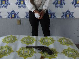 Al hombre se le aseguró un revólver 38 especial. ESPECIAL /