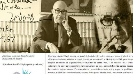 El autor obtuvo una beca Guggenheim para formarse en la Escuela de Arte Dramático de la Universidad de Yale, en EU. ESPECIAL /