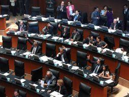 Los senadores de la República tomaron un ''puente largo'', regresan a sesionar hasta mañana, 19 de marzo. ARCHIVO /