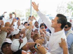 Peña asegura que México tomó una decisión audaz y optó por el camino de la transformación. ESPECIAL /