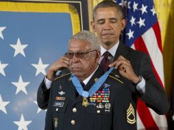 Barack Obama reconoce que los veteranos actuaron 'más allá de la llamada del deber'. AFP /