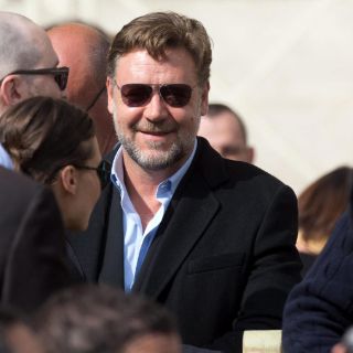 Russell Crowe, presente en la audiencia general del Papa